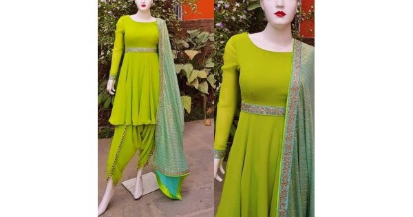 Frock suit shop with dhoti salwar